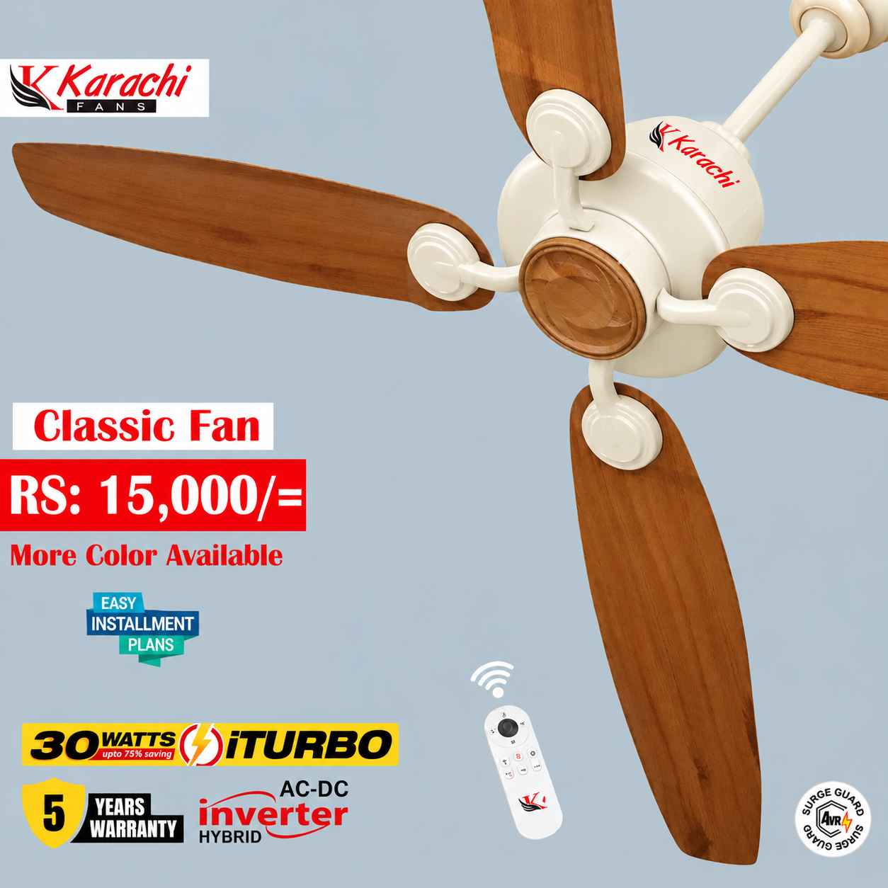 Classic 4 Blades Fan Series
